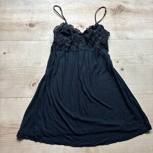 Eberjey Black Lace Chemise